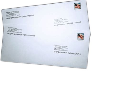 self addressed postage paid envelope.